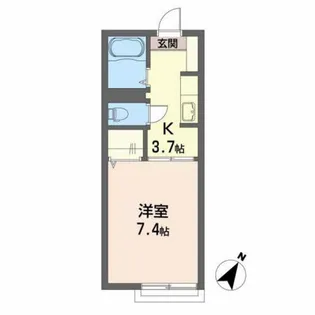 アビタシオンA【2階】の間取り