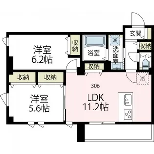 ニューグランデュールII【3階】の間取り