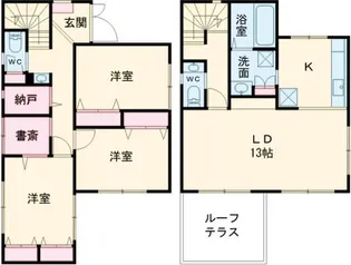 東京都小金井市貫井北町5【一戸建】の間取り