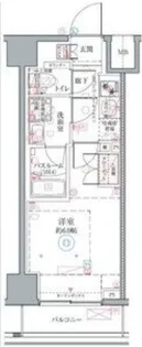 クレヴィスタ横浜関内II【2階】の間取り