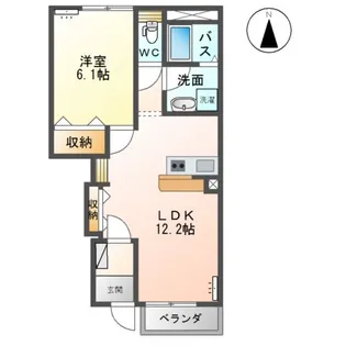 パークハイム【1階】の間取り