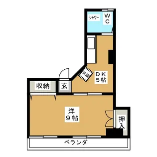 東京都中野区中央2【マンション】の間取り