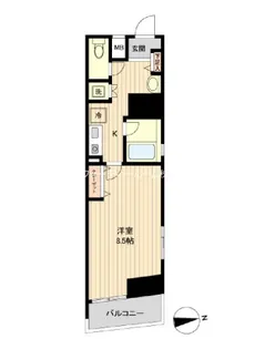 ラクラス新御徒町【10階】の間取り