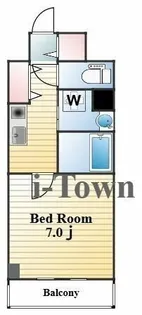 Claire Fontaine 西船橋【5階】の間取り