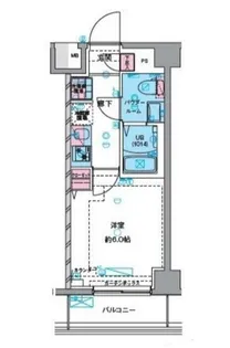 ジェノヴィアお花茶屋IIスカイガーデン【1階】の間取り