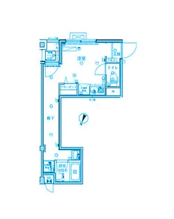 グレイスヒルズ横浜【5階】の間取り