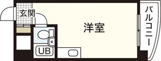 パールマンション万代橋【8階】の間取り