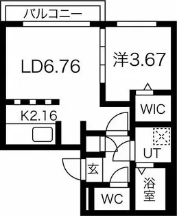 コアハート宮の沢【1階】の間取り
