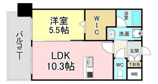 福岡県北九州市八幡西区紅梅1【マンション】の間取り