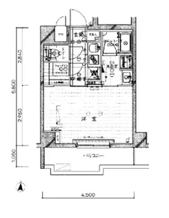 東京都江東区亀戸3【マンション】の間取り
