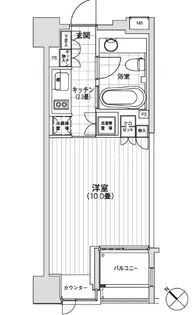 カスタリア銀座【3階】の間取り