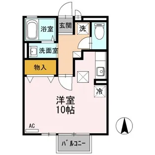 East Wind【2階】の間取り