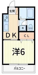 ムーンハイツマリコ1【1階】の間取り