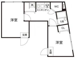 リヴィエール淀【3階】の間取り