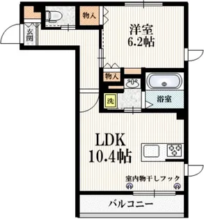 ガーデニア 小豆沢【2階】の間取り