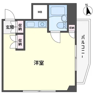 ユニーブル保土ヶ谷【4階】の間取り