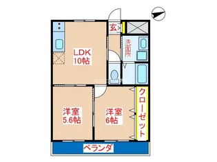 ユーミーあんず【2階】の間取り