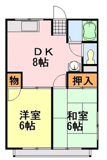 シティハイムアーバン【2階】の間取り