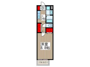 高月ハイム【2階】の間取り