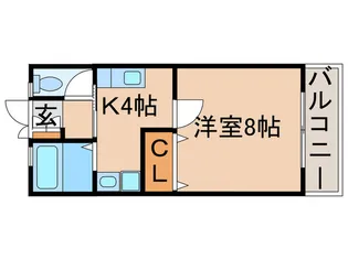 フリ-デ2【1階】の間取り