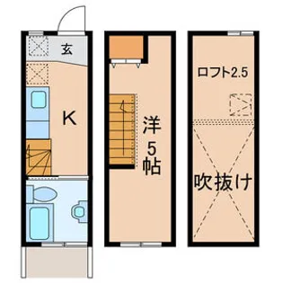 千葉県市川市真間5【一戸建】の間取り