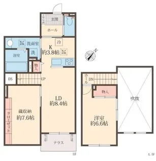 ソル アスール【1階】の間取り