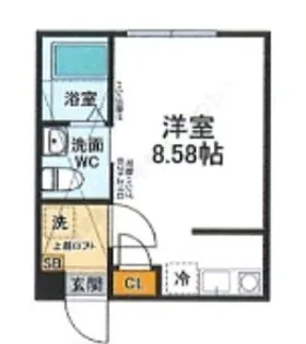 Kens LIEN 相模原【2階】の間取り