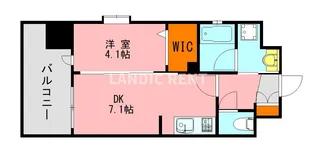 LANDIC S4173【10階】の間取り