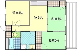 日興マンション A棟【1階】の間取り