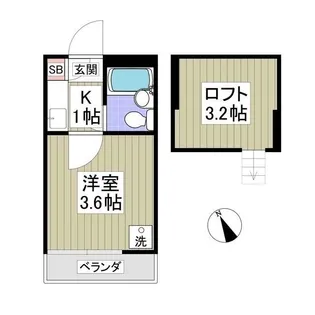 東京都豊島区西池袋5【アパート】の間取り