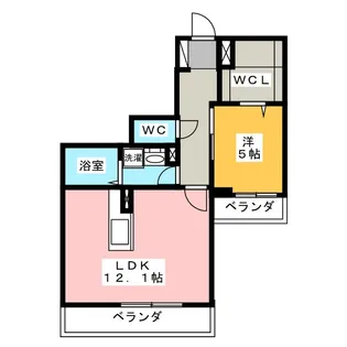 Violet本山【2階】の間取り