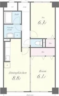 ミレニアム【3階】の間取り