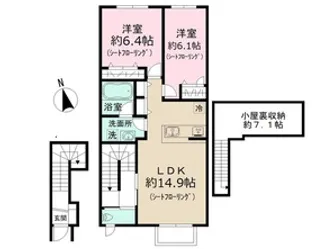 チェルビック【2階】の間取り