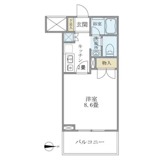 リュミエール三田【3階】の間取り