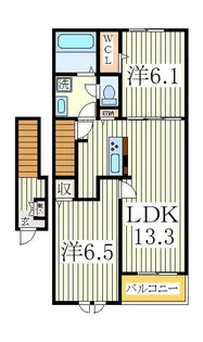 セレシアおおたかの森【2階】の間取り