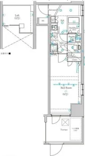 グランシアタワー亀戸【1階】の間取り
