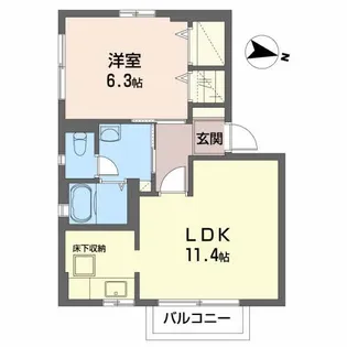 パル・ストーン【1階】の間取り