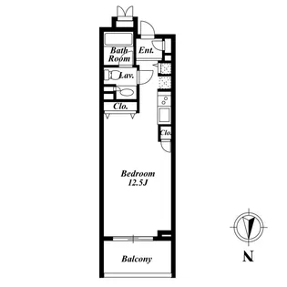 KDXレジデンス半蔵門【4階】の間取り