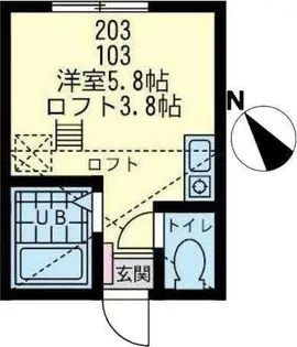 スリール宮崎台【1階】の間取り