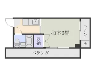 コーポ種子田【4階】の間取り