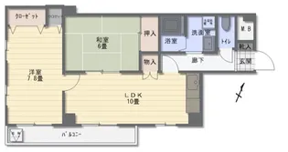 ベル青葉台【2階】の間取り
