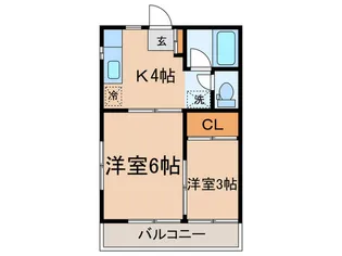 カ-サ山屋【1階】の間取り