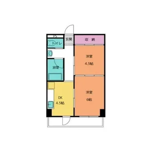 高砂マンション【3階】の間取り