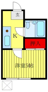 コスモス蓮沼【2階】の間取り