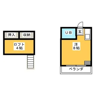 メゾンドたかの台【2階】の間取り