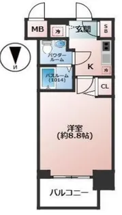 スワンズ谷町セントシティ【7階】の間取り