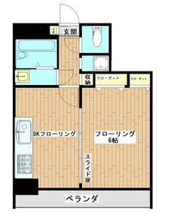 レジデンス六義園【4階】の間取り