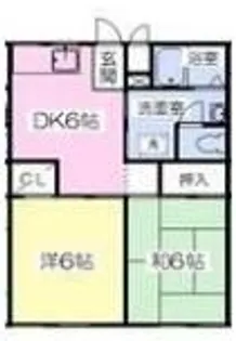 相田コーポ【1階】の間取り