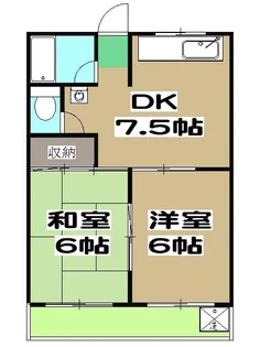 コーポ西大橋【3階】の間取り