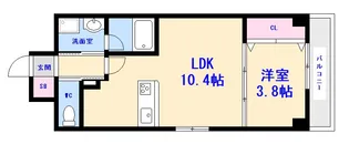 三篠Tビル【4階】の間取り